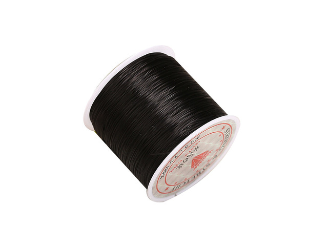 US 1 0.5mm Flat Elastic Stretch String Jewelry Making DIY Bracelet Cord Thread D