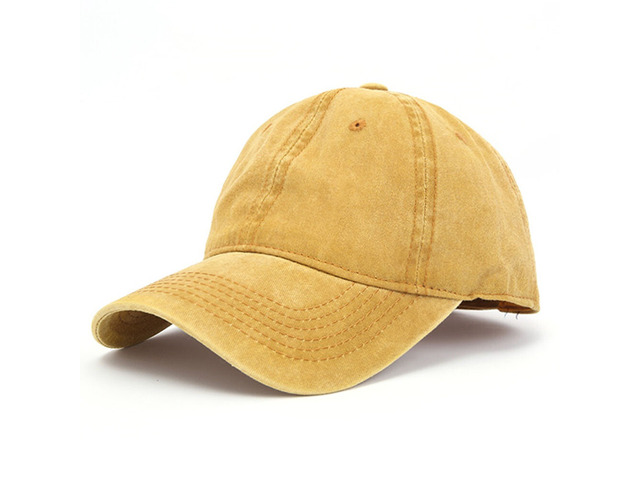 US 1 Pcs Classic Baseball Cap Low Profile Hats Adjustable Washed Effect Unisex D