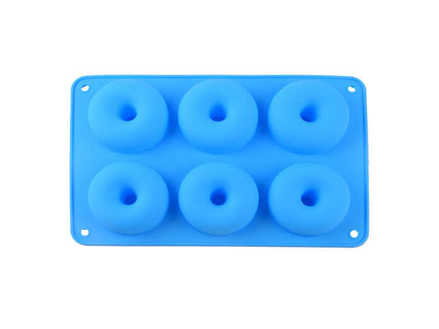 US Silicone Donut Mold Donut Mould Pan Baking Tray Bagels Cake Biscuit Muffins l