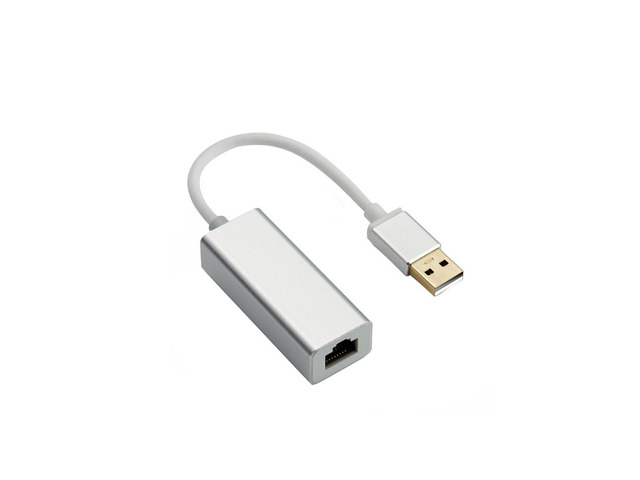 US USB 3.0 to RJ45 Gigabit LAN Ethernet Network Adapter 10/100/1000 Mbps Silver