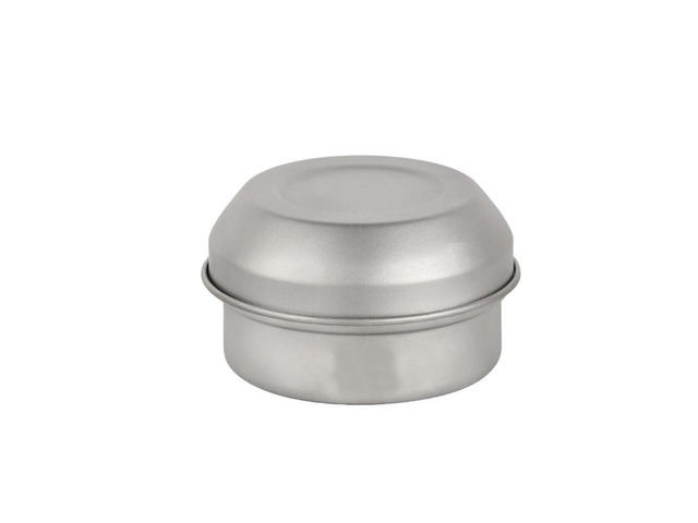 US 1 Titanium Portable Camping Hiking Alcohol Stove Cross Burner w/ Lid Stand