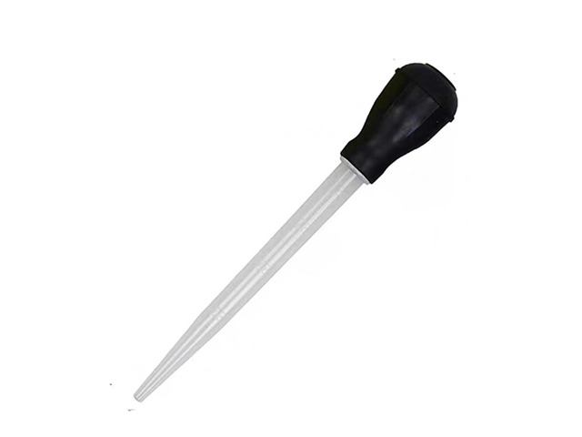 US 1 Pcs Turkey Baster Cleaning Brush Syringe Home Baking Detachable Food Bulb