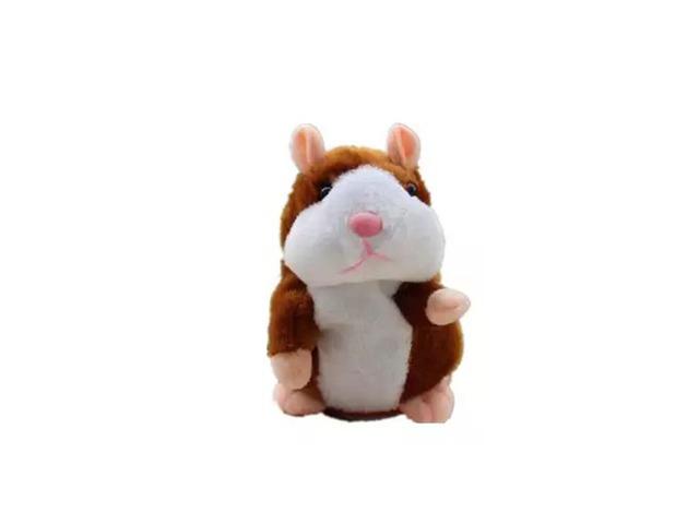 US 1 Pack Talking Speaking Hamster Plush Toy Voice Repeating Sound Record Gift