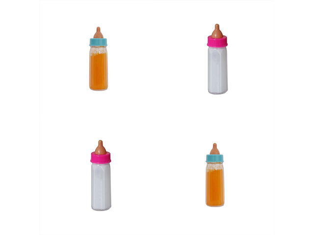 US 4 Pack Magic Baby Dolls Bottle Milk Great Doll Accessories Disappearing Toy