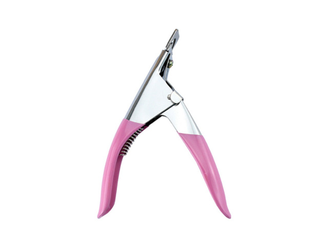 US 1 Pcs Nail Tip Clipper Acrylic Art Manicure Cutter U-shape Scissor U Edge