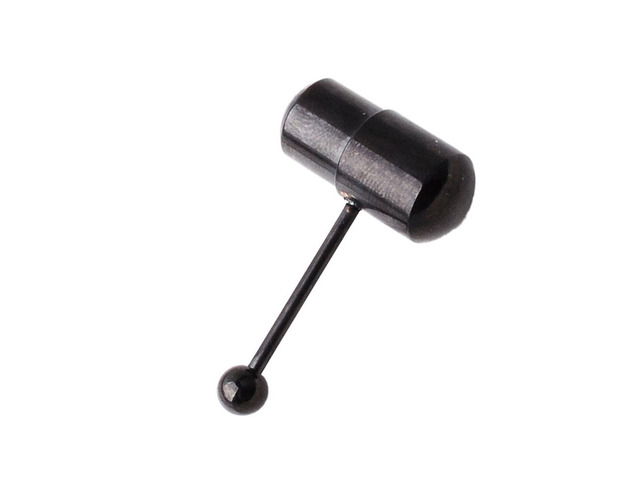 US 1-2 Pack Vibrating Tongue Ring Stainless Steel Punk Tongue Bar Body Piercing 