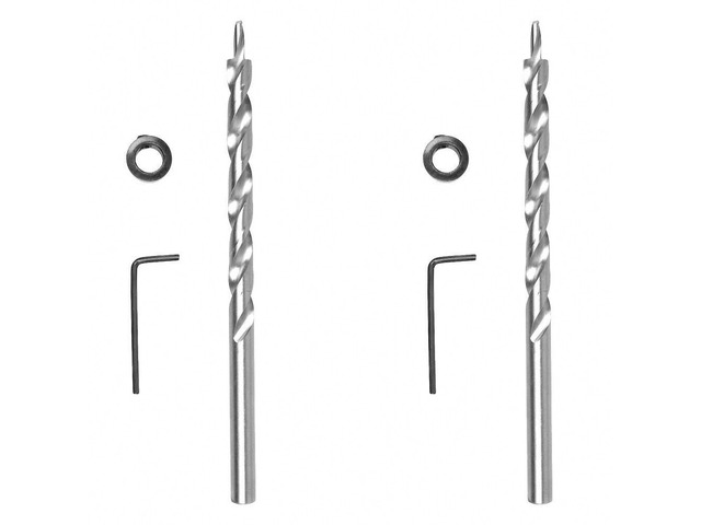 US Twist Step Drill Bit Set for Kreg Pocket Hole Drill Jig Guide 3/8inch(9.5mm