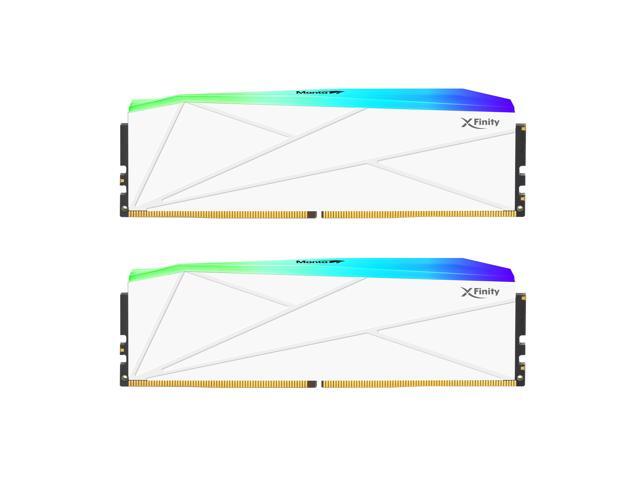 V-COLOR Manta XFinity RGB DDR5 32GB (16GBx2) 6000MHz XMP 3.0 & AMD EXPO CL30 1.35V RGB Gaming Desktop Upgrade RAM U-DIMM Memory Module SK Hynix IC...