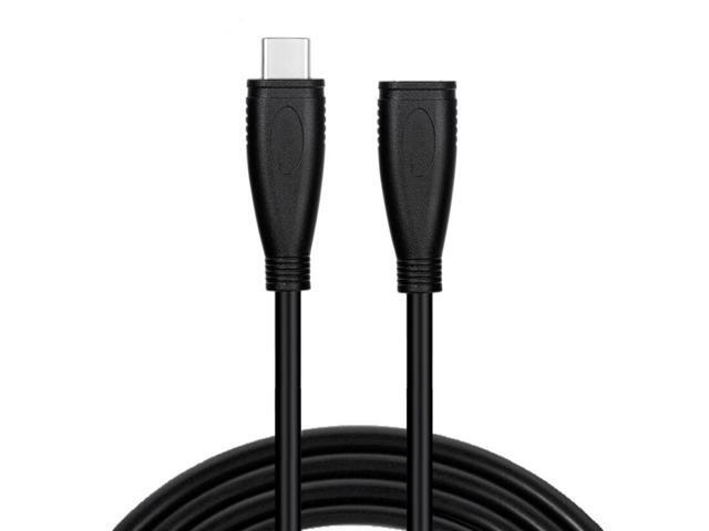 USB C Extension Cable(6.6FT/2M),USB-C 3.1 Gen2 10Gbps Female to USB C Male Fast Charging & Audio Data Transfer Cable Compatible for Thunderbolt 3...