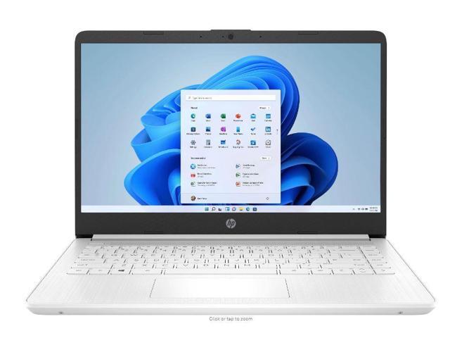 HP - 14" Laptop - Intel Celeron N4120 2019 - 4GB Memory - 64GB eMMC - Snowflake White - image 10