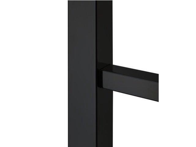 Tahoe 7 Towel Warmer, Black, Hardwired, 7 Bars