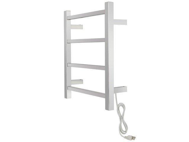 Palma Towel Warmer, Polished, Plug-in, 4 Bars