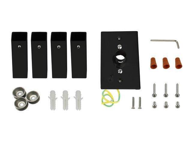 Grande 10 Towel Warmer, Black, Hardwired, 10 Bars