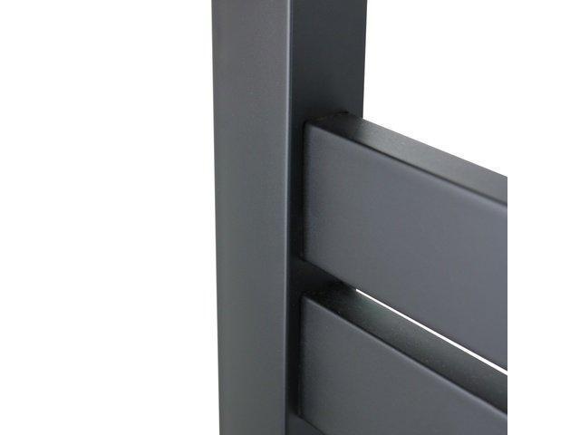 Grande 10 Towel Warmer, Black, Hardwired, 10 Bars