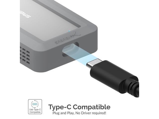 SABRENT USB 3.2 Rugged Waterproof Enclosure [IP67] for M.2 NVMe SSDs (EC-WPNE)