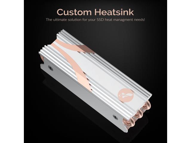 SABRENT M.2 2280 SSD Rocket Heatsink in Silver (SB-HTSS)