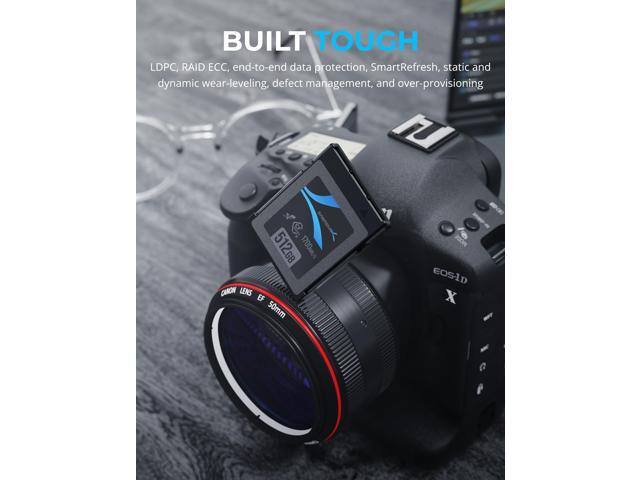 SABRENT Rocket CFX 512GB CFexpress Type B Memory Card R1700MB/s W1500MB/s (CF-XTBT-512)