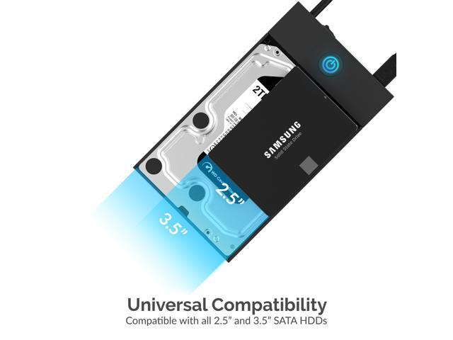 Sabrent 3.5" / 2.5" SATA to USB 3.0 Tool-Free External Drive Enclosure - image 5