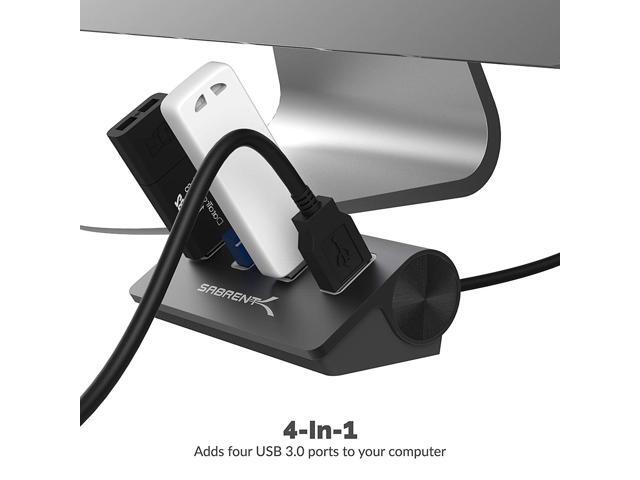 SABRENT HB-MC3B 4 PORT ALUMINUM USB 3.0 HUB