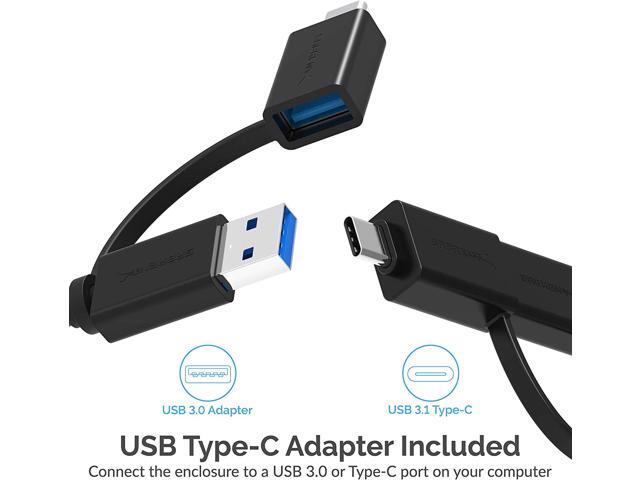 Sabrent USB Type-C Aluminum Enclosure for M.2 NVMe SSD in Pink (EC-NVME-PNK)