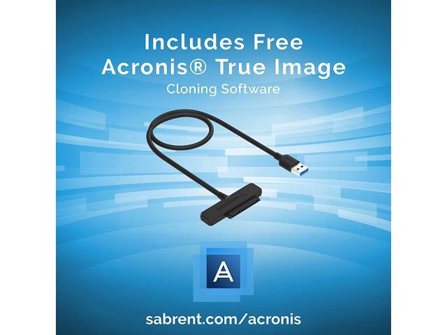 Sabrent - SATA to USB Adapter for 2.5” SATA Drives - Black - image 3