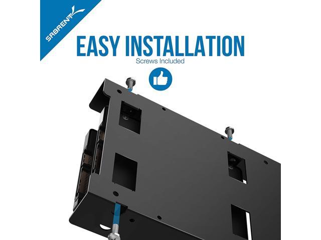 Sabrent 2.5 Inch to 3.5 Inch Internal Hard Disk Drive Mounting Bracket Kit (BK-HDDF)
