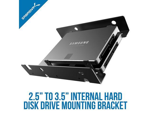 Sabrent 2.5 Inch to 3.5 Inch Internal Hard Disk Drive Mounting Bracket Kit (BK-HDDF)