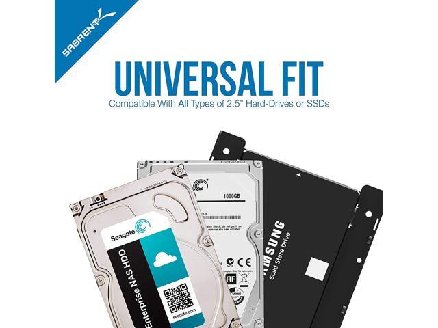 Sabrent 2.5 Inch to 3.5 Inch Internal Hard Disk Drive Mounting Bracket Kit (BK-HDDF)