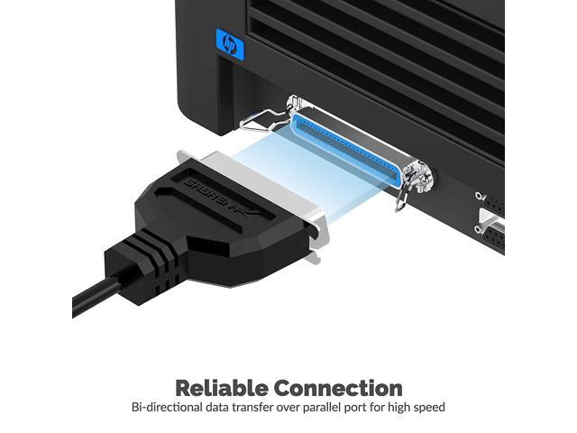 SABRENT USB to Parallel IEEE 1284 Printer Cable Adapter (CB-CN36)