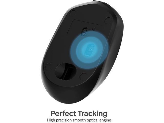 Sabrent 2.4GHz Rechargeable Wireless Mouse with Adjustable Resolution (MS-RCWM)