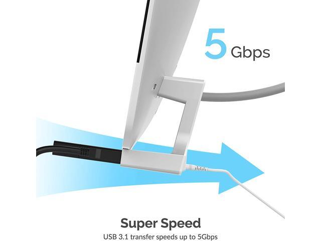 SABRENT Multi-Port iMac Hub with Front Access USB Ports, SD/Micro SD Card Reader, 3.5mm Headphone Jack and Rear HDMI 2.0 Output (iMac 2017 to 2020)...