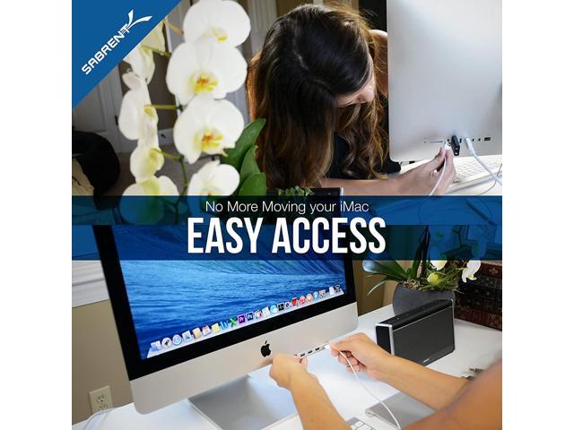 SABRENT 4-Port USB 3.0 Hub for iMac Slim Uni-Body (HB-IMCU)