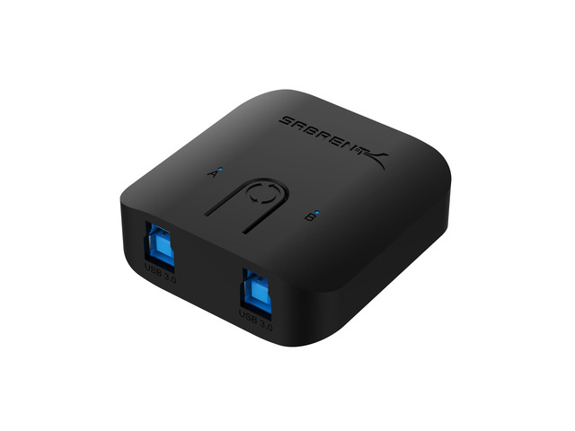 SABRENT USB 3.0 Sharing Switch for Multiple Computers and Peripherals LED Device Indicators (USB-SW30)