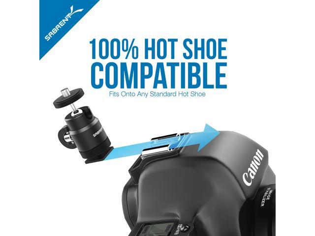 SABRENT Flexible Tripod with Ball Head Bundle for Standard Tripod Mount (GP-TRPD-TBHD)