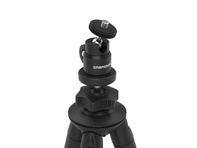 SABRENT Universal Flexible with Ball Head Bundle for Standard Tripod Mount (TP-FLTP-TBHD)