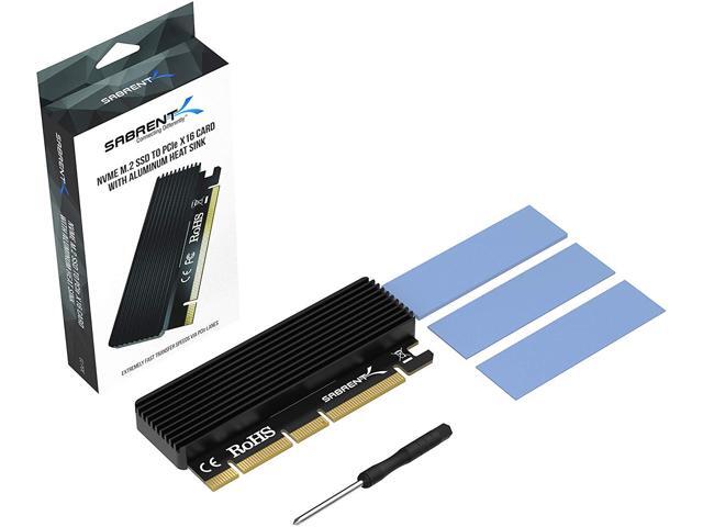Sabrent NVMe M.2 SSD to PCIe Adapter Card with Aluminum Heatsink - image 7