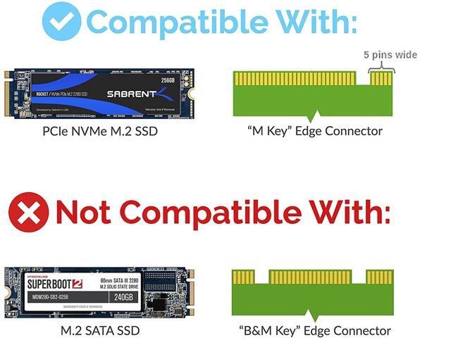 Sabrent NVMe M.2 SSD to PCIe Adapter Card with Aluminum Heatsink - image 4