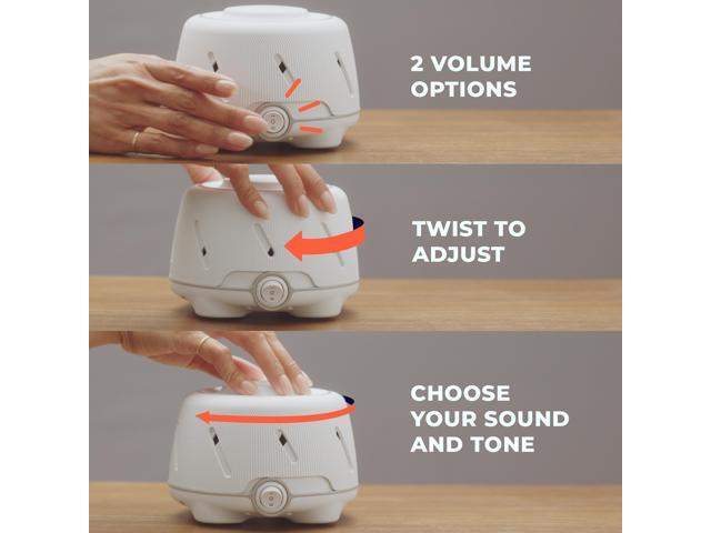 Yogasleep - Dohm Sound Machine - Wht/Gry - White/Gray - image 4