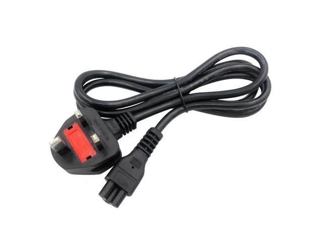 UK Plug Power Cord British Main C5 Cloverleaf AC Power Supply Lead Extension Cable 1.5m For Notebook Laptop Computer LG TV