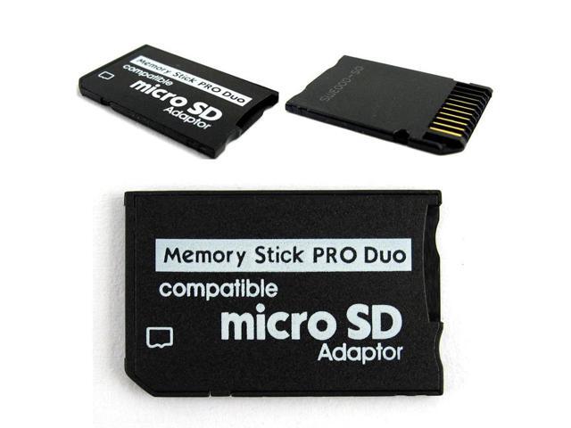 Micro SD SDHC TF to Memory Stick MS Pro Duo Card Adapter Converter Card Case For PSP 1000 2000 3000