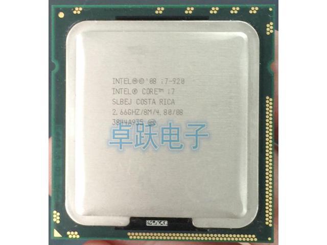 Intel Core i7-920 SLBCH/SLBEJ 2.66 GHz Quad-Core L3 8M Processor Socket LGA1366 I7 920 CPU (working 100% )