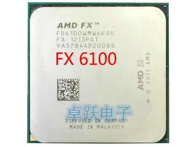 AMD FX-Series FX 6100 3.3GHz Six Core Socket AM3+ CPU Processor