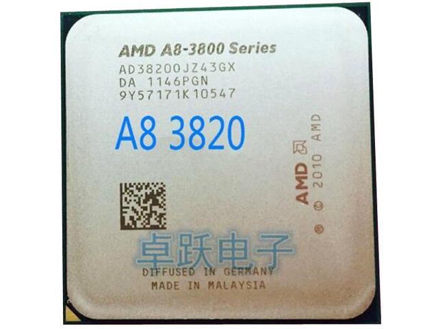 AMD A8 3820 Quad-Core FM1 2.5GHz 4MB 65W CPU processor pieces A8-3820 cpu