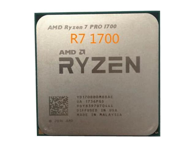 AMD Ryzen 7 PRO 1700 R7 PRO 1700 R7 1700 de 3,0 GHz de ocho núcleos 16-Hilo de procesador de CPU 65W YD170BBBM88AE hembra AM4
