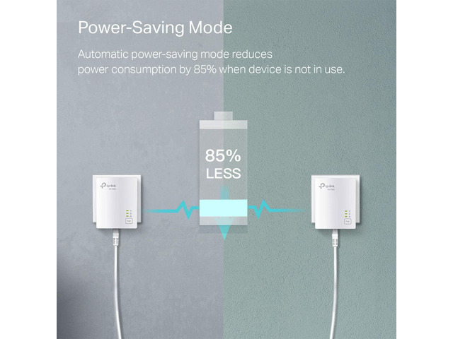 TP-Link AV1000 Powerline Starter Kit (TL-PA7017 KIT) - Gigabit Port, Plug & Play, Ethernet Over Power, Nano Size, Ideal for Smart TV, Online Gaming,...