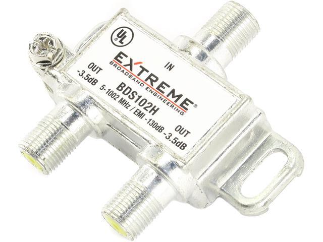 Extreme BDS102H 2-Way Digital Coaxial Cable Splitter 1GHz Universal Signal Splitter - image 3