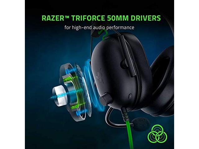 Razer - BlackShark V2 X Wired Over-the-Ear Gaming Headset for PC, PS5, PS4, Switch, Xbox X|S, and Xbox One - Black - image 9