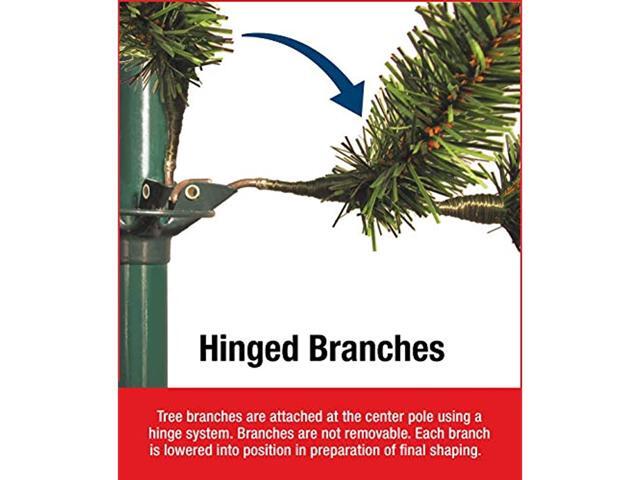 National Tree Company NRVW730290 9 ft. Pre-Lit North Valley Spruce White Tree, -65' x 65' x 108' - White Tree, White Tree Stand