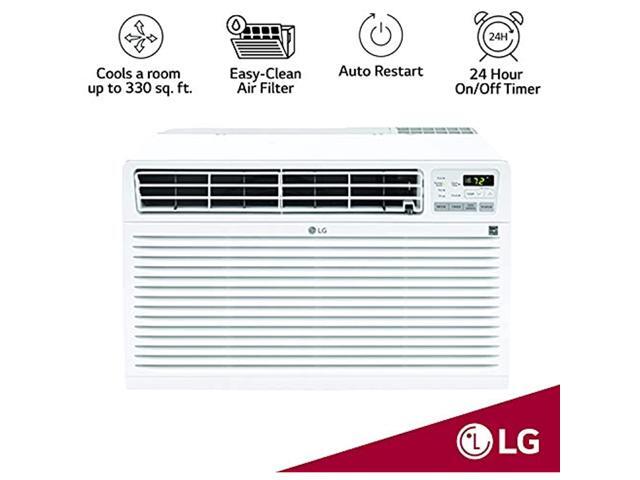LG - 330 Sq. Ft. 8,000 BTU In Wall Air Conditioner with Remote - White - image 12