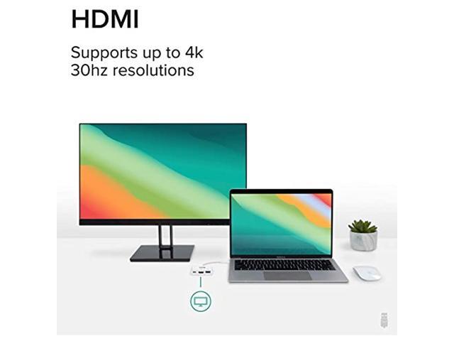 Plugable USB-C to HDMI Multiport Adapter, 3-in-1 USB-C Hub with 4K HDMI Output, USB 3.0 and USB-C Charging Port - image 10